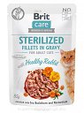 Brit Care Cat Pouches Sterilized Fillets in Gravy 85g