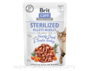 Brit Care Cat Pouches Sterilised Fillets in Jelly with Duck & Turkey 85g